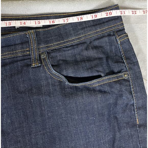 William Rast 40x32 Dark Wash Indigo Blue Jeans Dean Slim Straight 42” Waist EUC - Picture 11 of 13